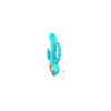 Vibromasseur rabbit  bleu  avec chapelet vibrant 